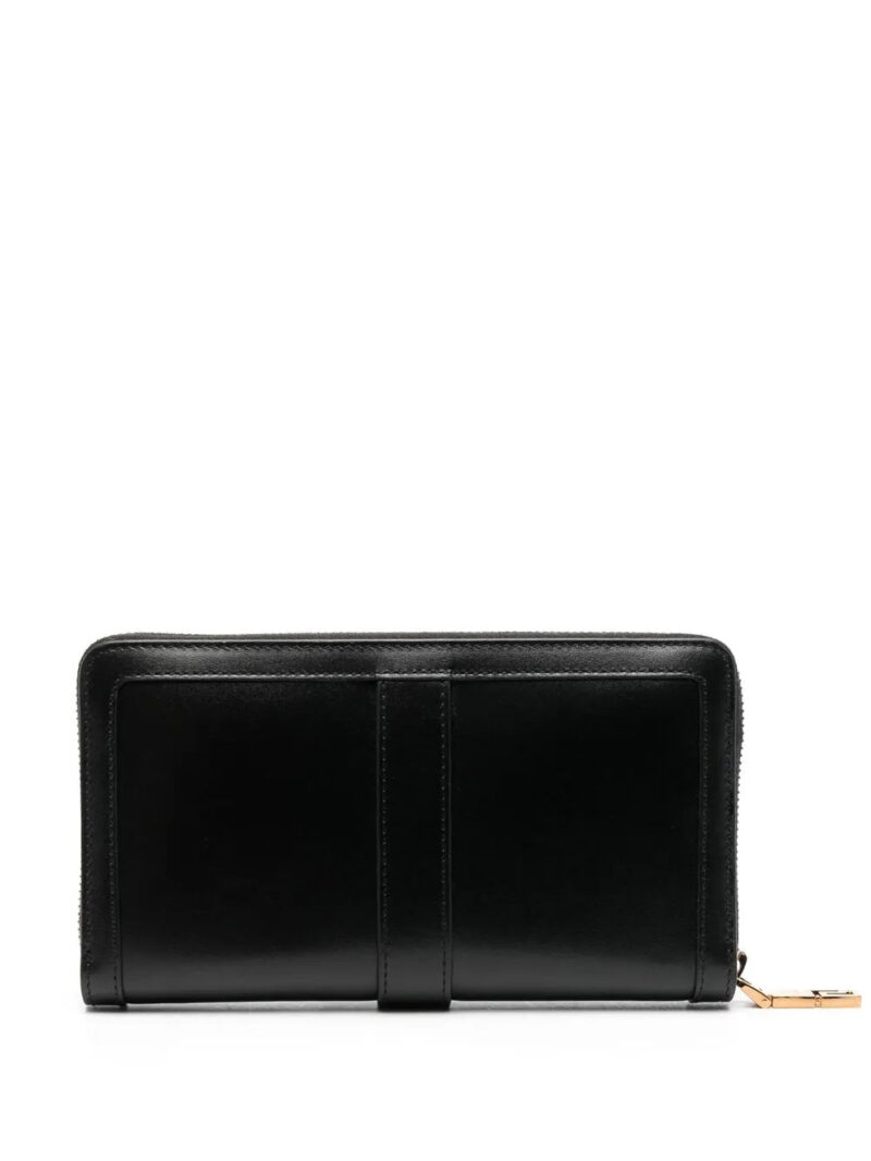 Versace  Greca-buckle zip wallet