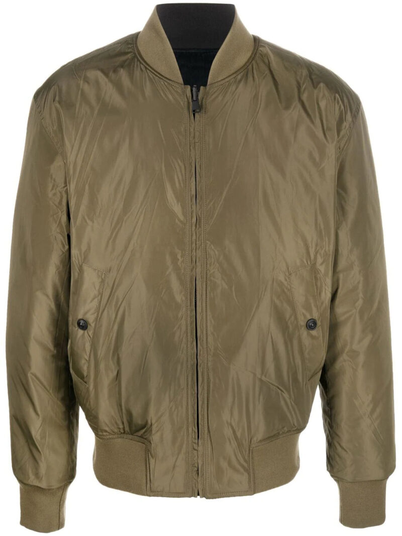 Versace Jeans Couture  logo-print reversible bomber jacket