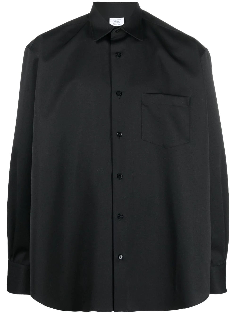 VETEMENTS button-up wool shirt