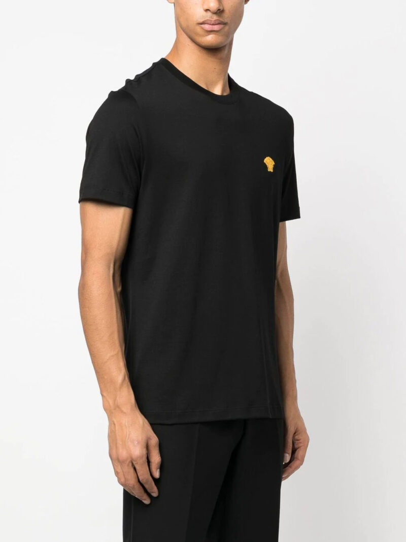 Versace  Medusa head embroidered T-shirt