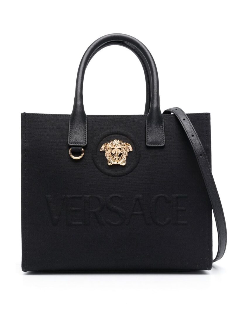 Versace  small La Medusa canvas tote bag