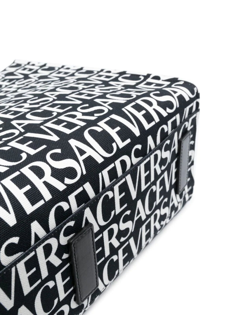 Versace  all-over logo-print tote bag