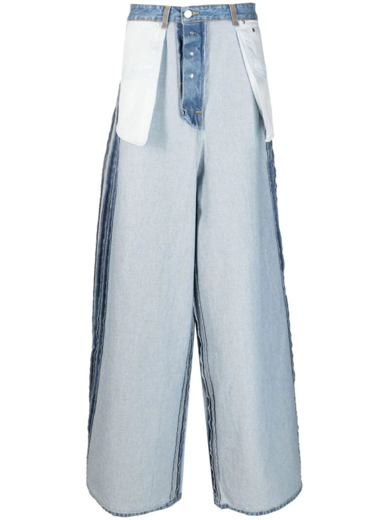 VETEMENTS  wide-leg denim jeans
