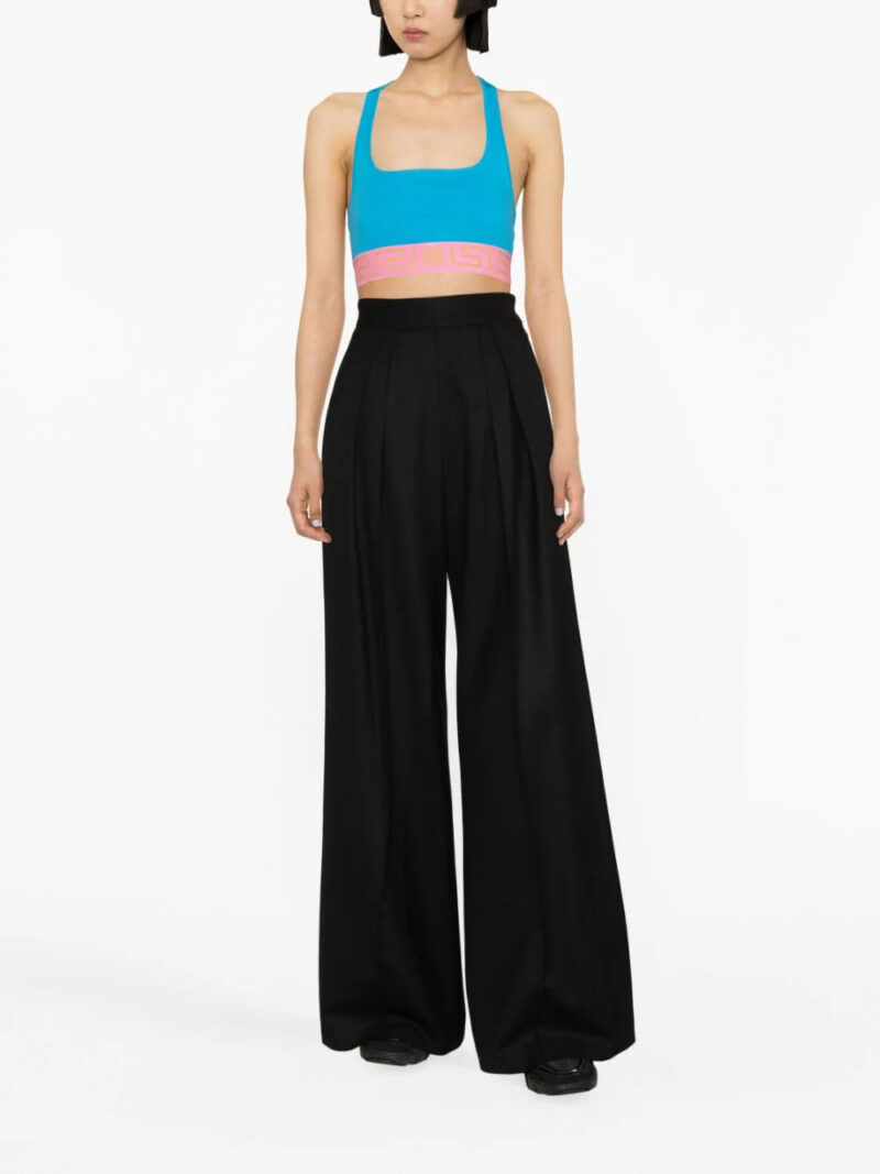Versace  Greca-motif sports bra