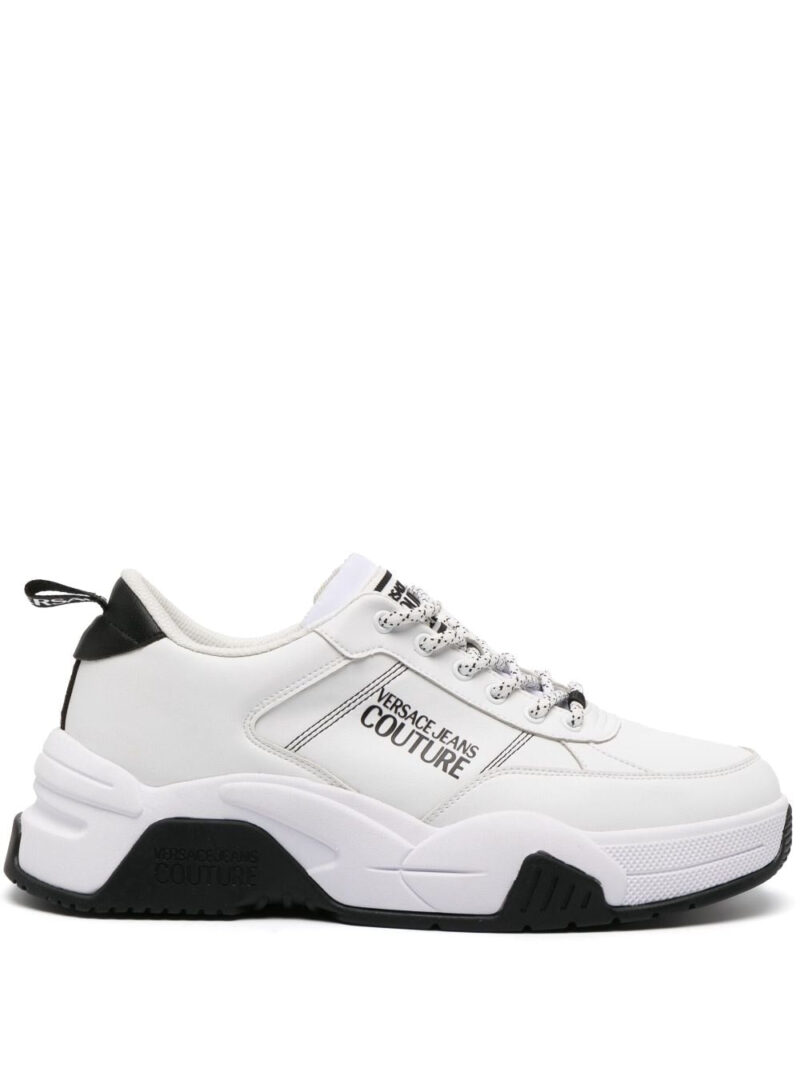 Versace Jeans Couture logo-print lace-up sneakers