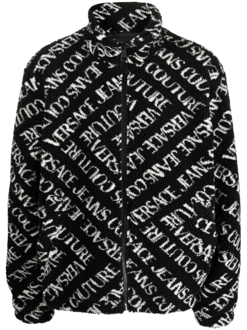 Versace Jeans Couture logo-print bomber jacket