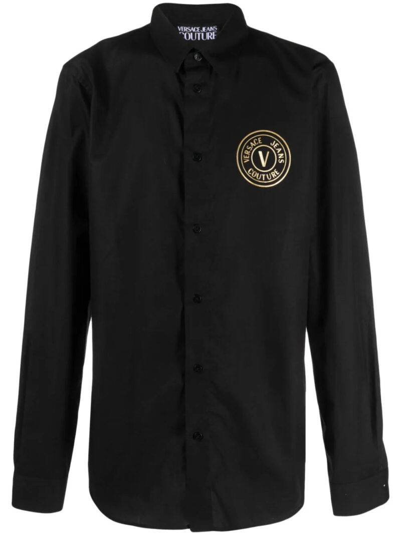 Versace Jeans Couture  logo-print cotton shirt