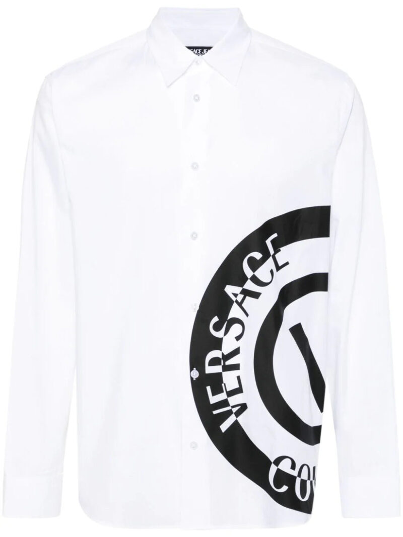 Versace Jeans Couture  logo-print cotton shirt