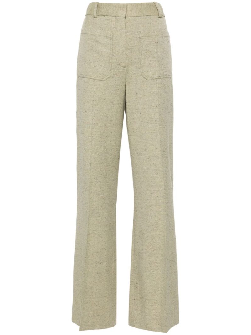 Victoria Beckham  Alina speckle-knit trousers