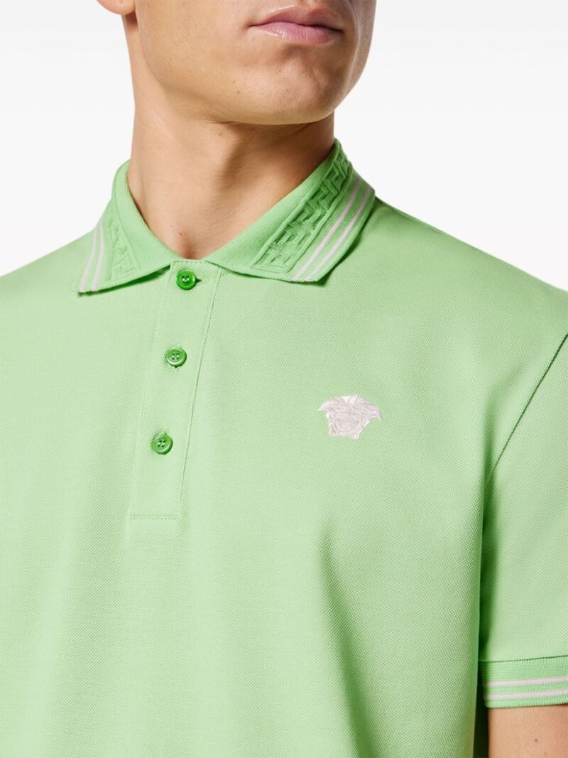 Versace Medusa Head cotton polo shirt