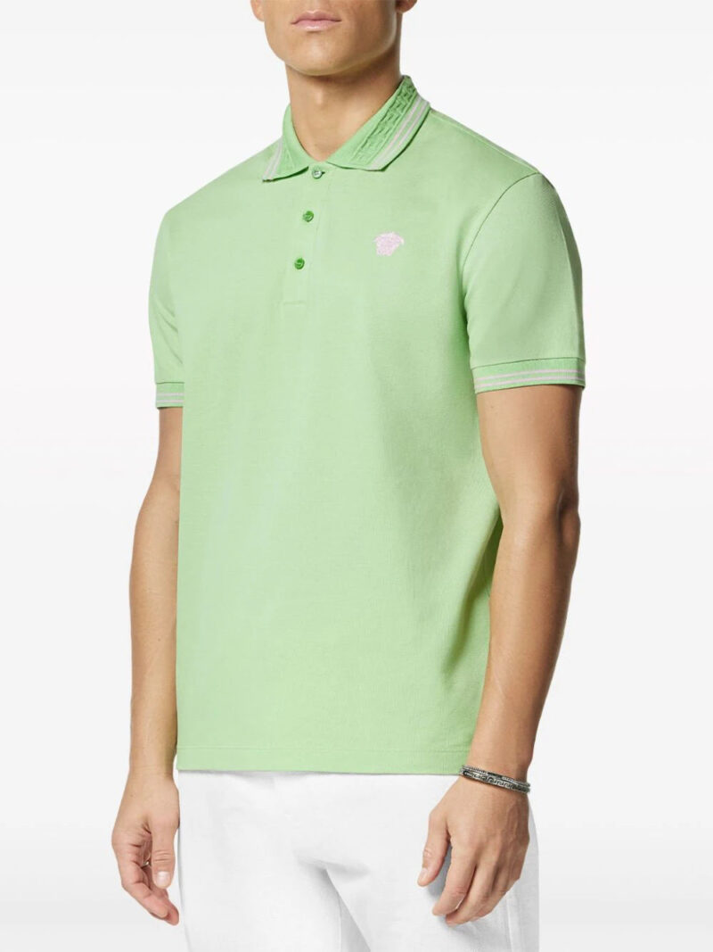 Versace Medusa Head cotton polo shirt