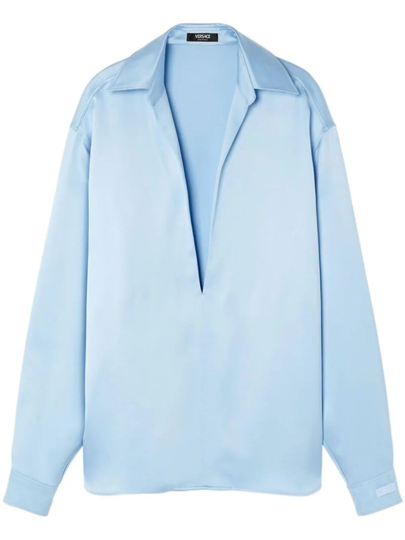 Versace  silk-blend shirt