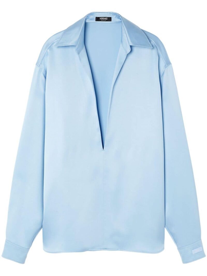 Versace silk-blend shirt