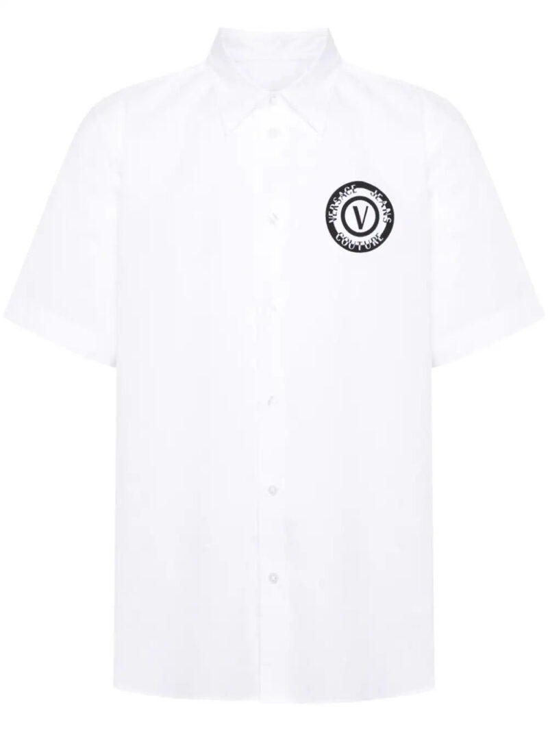 Versace Jeans Couture  V-Emblem poplin shirt