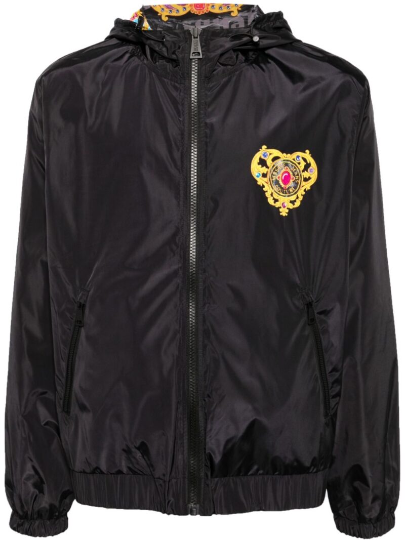 Versace Jeans Couture  Heart Couture reversable windbreaker jacket