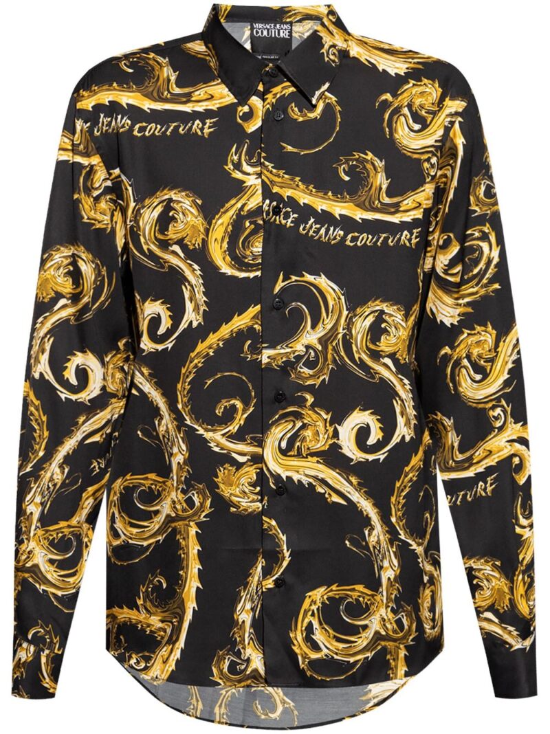 Versace Jeans Couture Watercolor Couture-print shirt