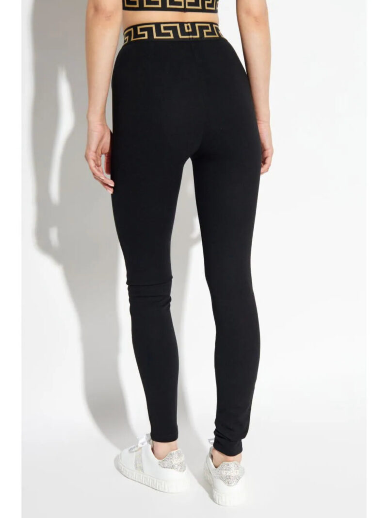 Versace  Greca-waistband high-waist leggings