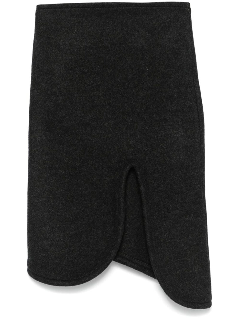 Victoria Beckham  padded-trim midi skirt