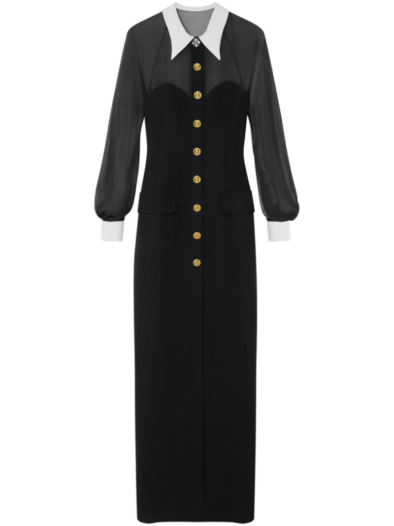 Versace  silk maxi dress