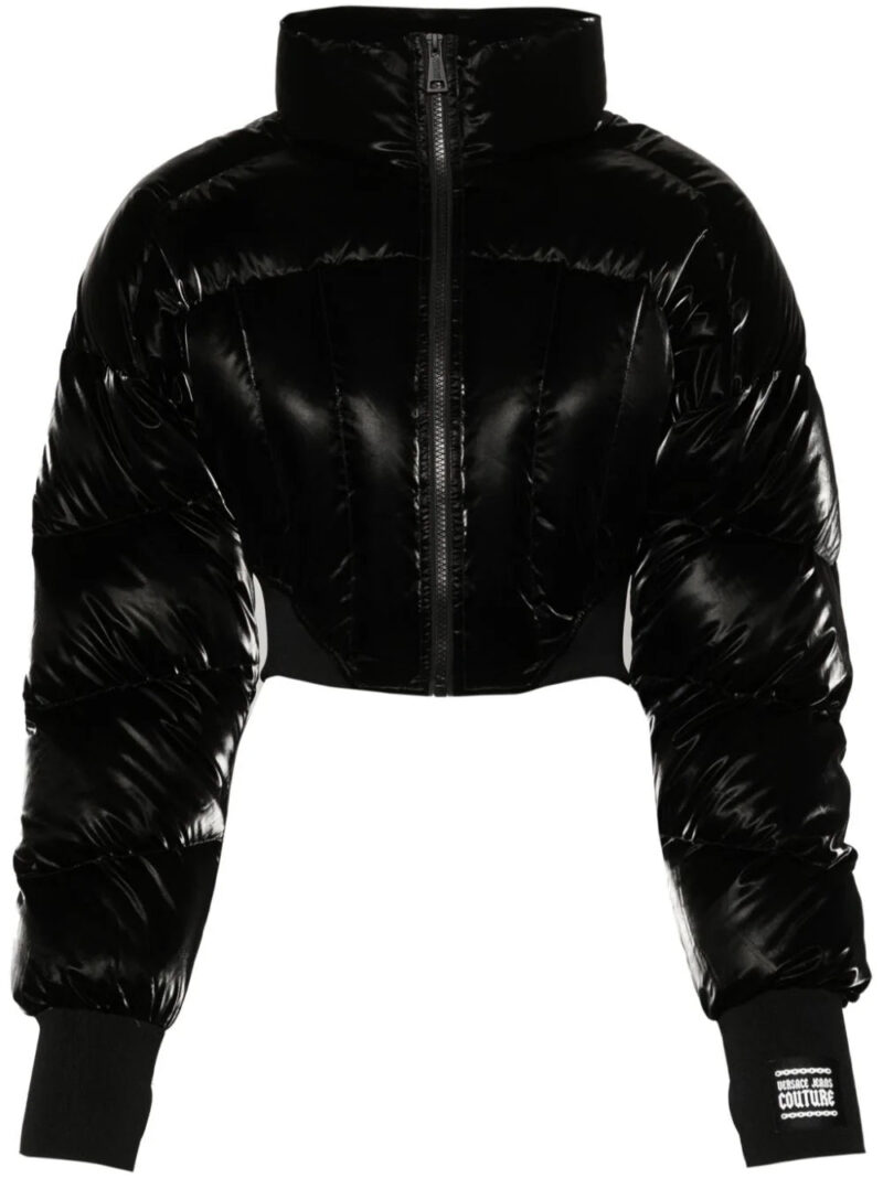 Versace Jeans Couture  laminated puffer jacket