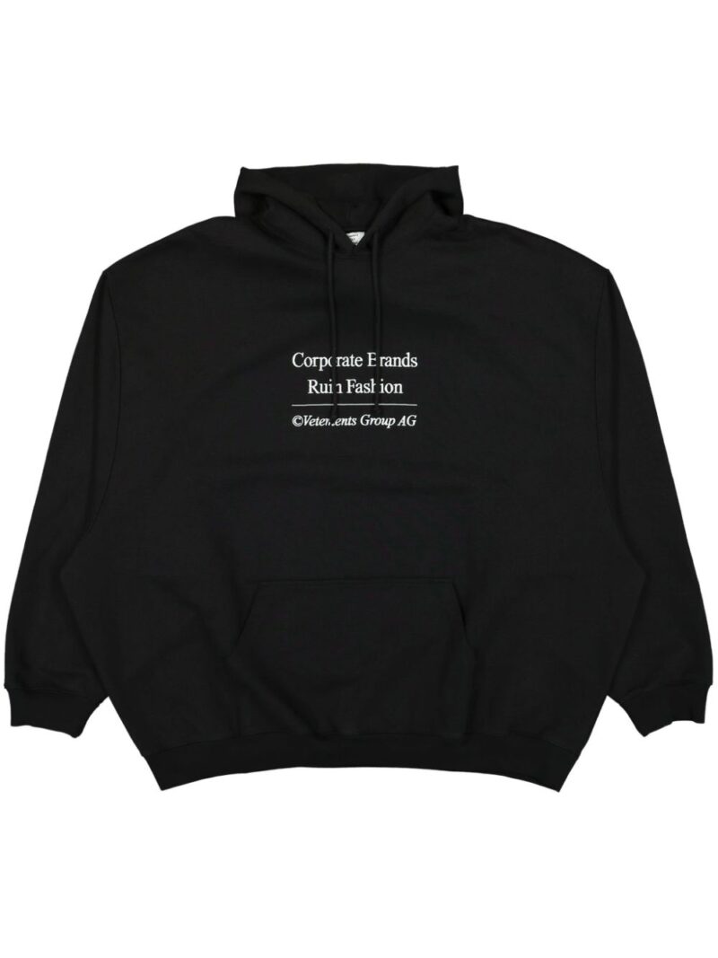 VETEMENTS  print sweatshirt