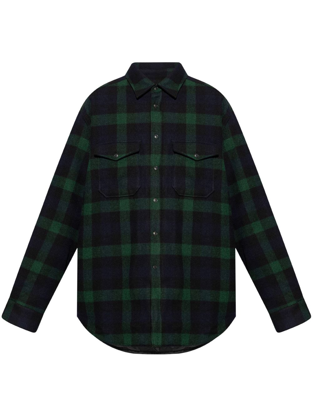 VETEMENTS wool shirt jacket