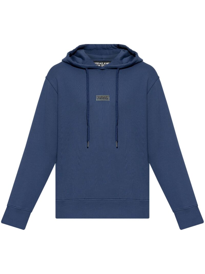 Versace Jeans Couture  logo-plaque hoodie