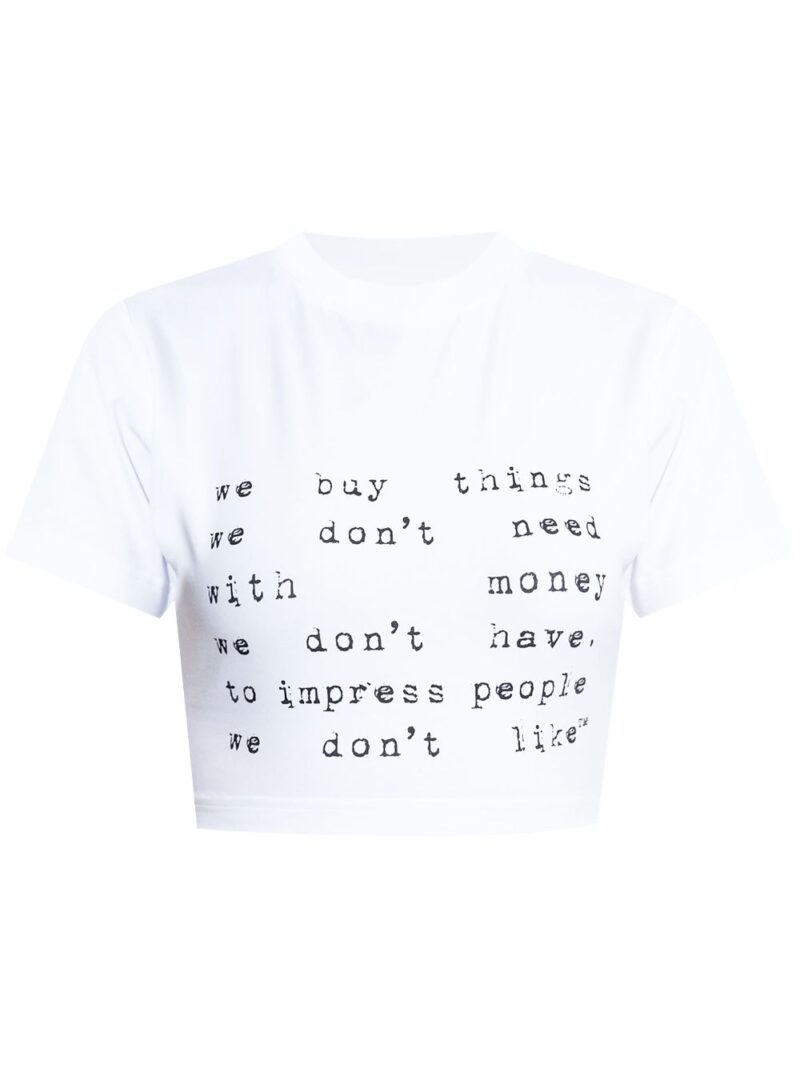 VETEMENTS  slogan-print T-shirt