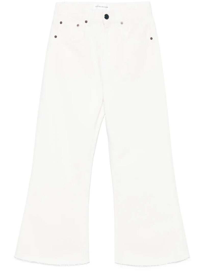 Victoria Beckham  logo-patch jeans