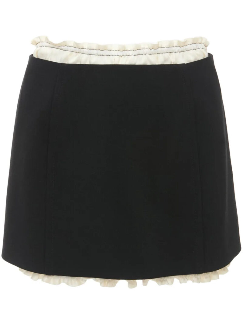 Victoria Beckham  ruched-detail mini skirt