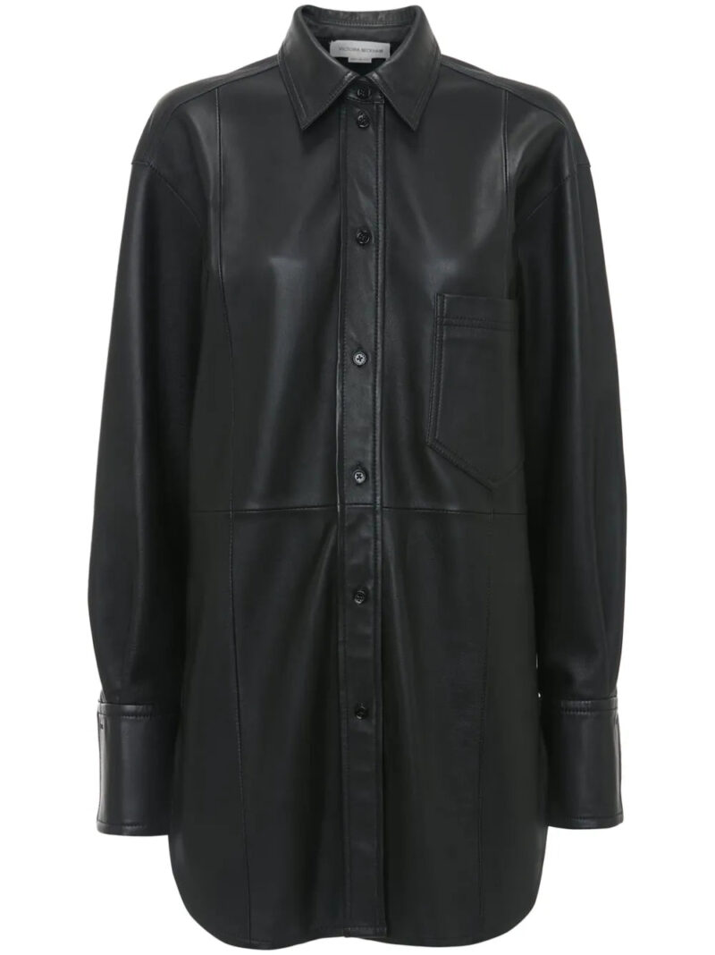 Victoria Beckham  leather shirt