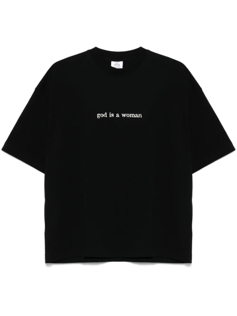 VETEMENTS  God Is A Woman T-shirt