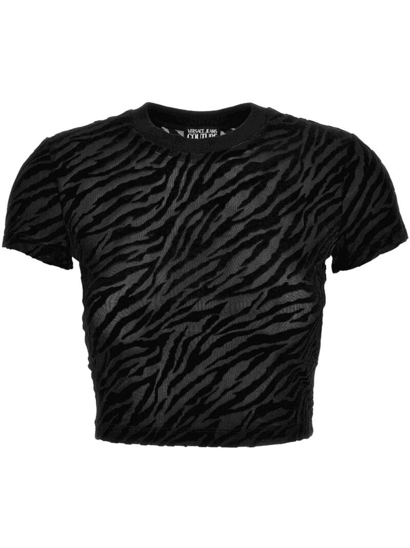 Versace Jeans Couture  zebra-devoré T-shirt