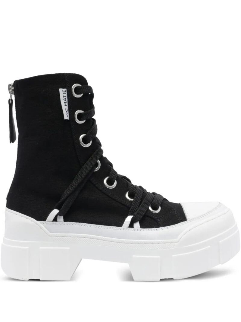Vic Matie  canvas platform sneakers