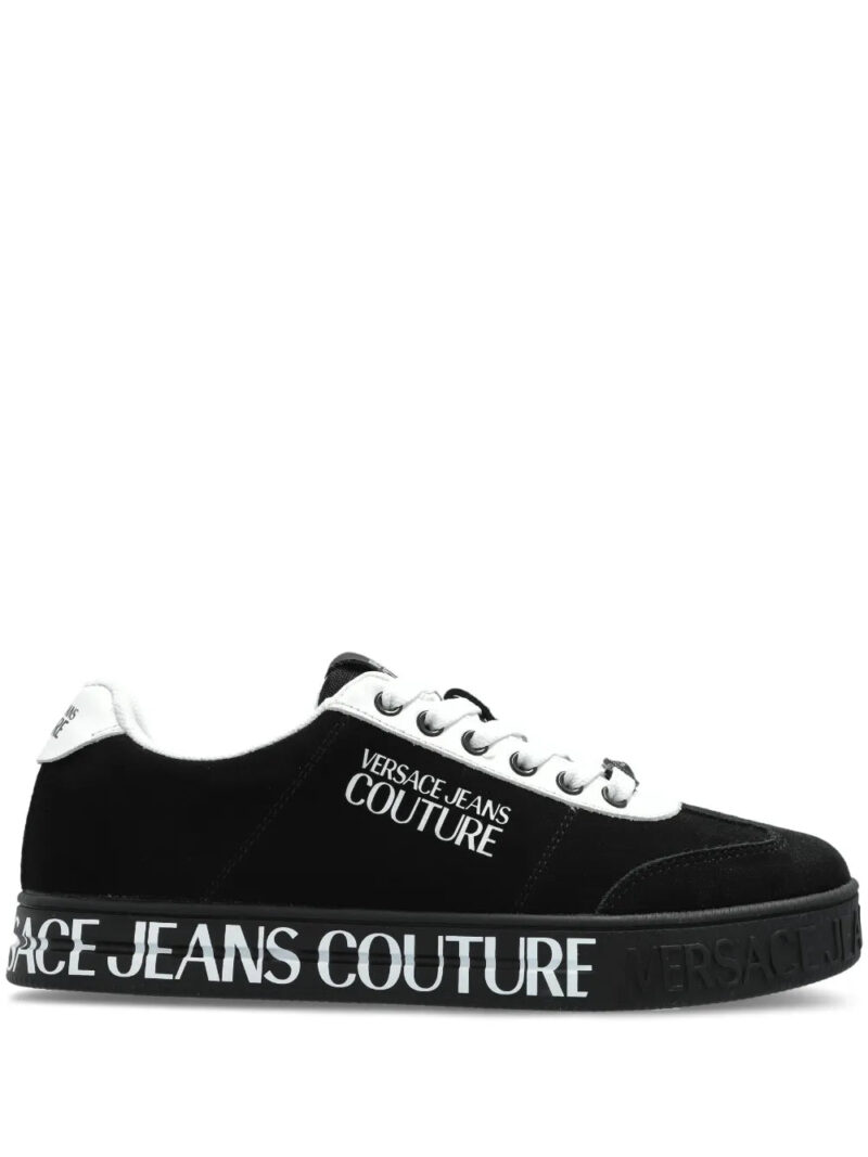 Versace Jeans Couture  suede trainers