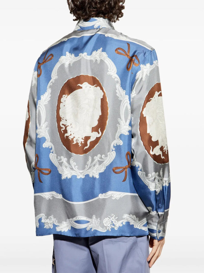 Versace  Medusa Cameo-print shirt