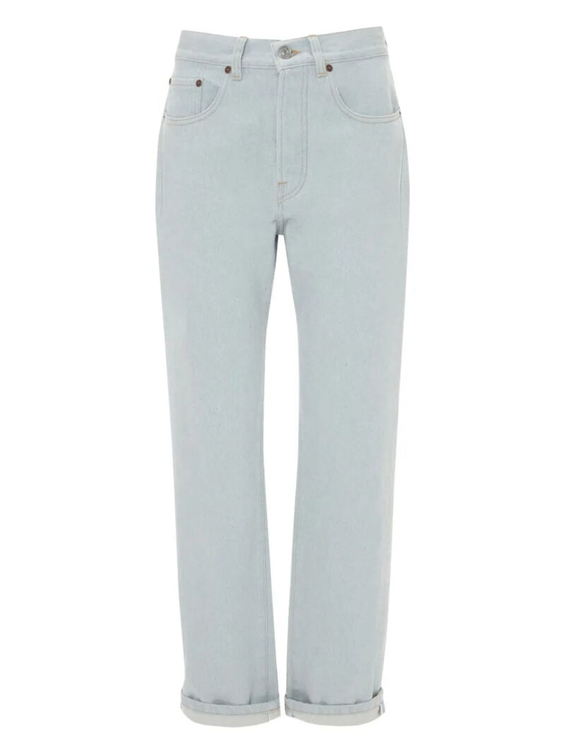 Victoria Beckham  Victoria rolled-cuff straight-leg jeans