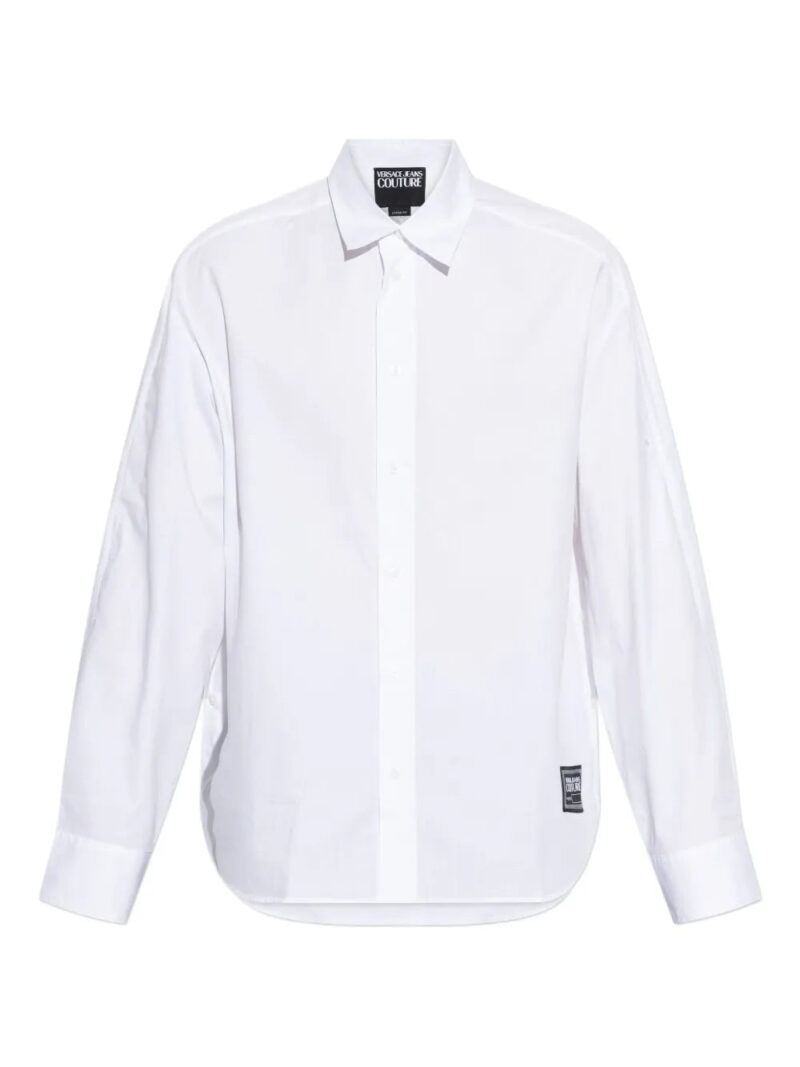Versace Jeans Couture  logo-patch long-sleeve shirt