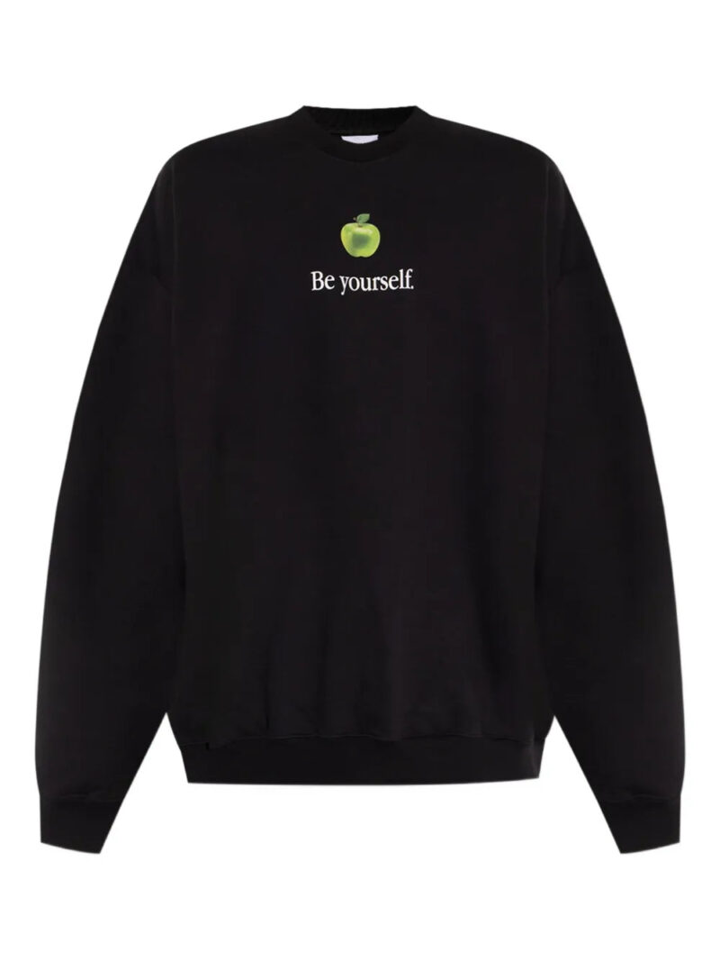 VETEMENTS  apple-print sweatshirt