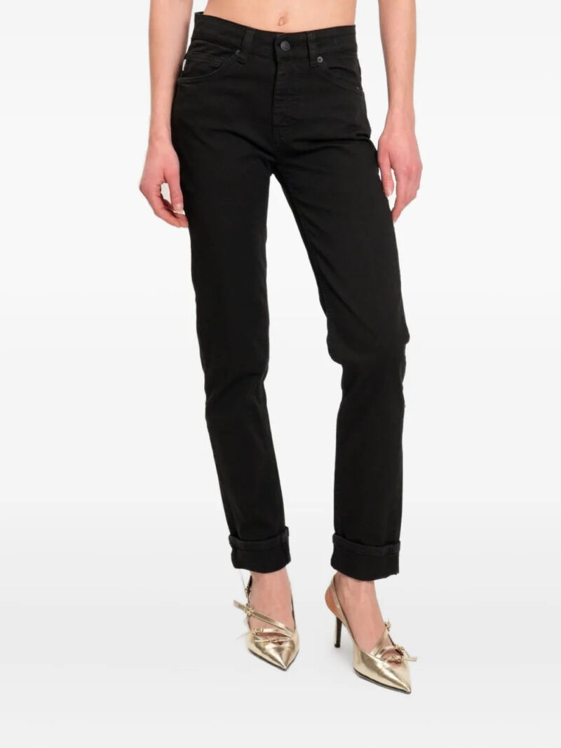 VICOLO  cuffed straight-leg jeans