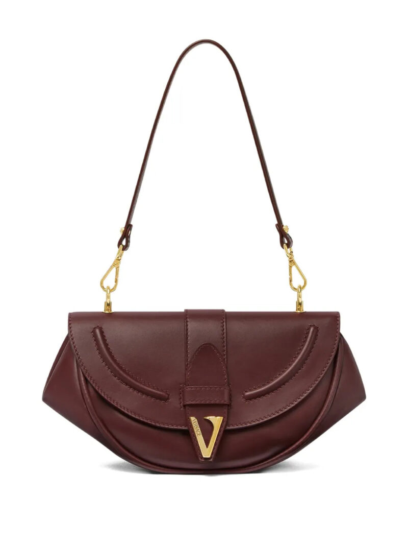 Versace medium Virtus leather shoulder bag