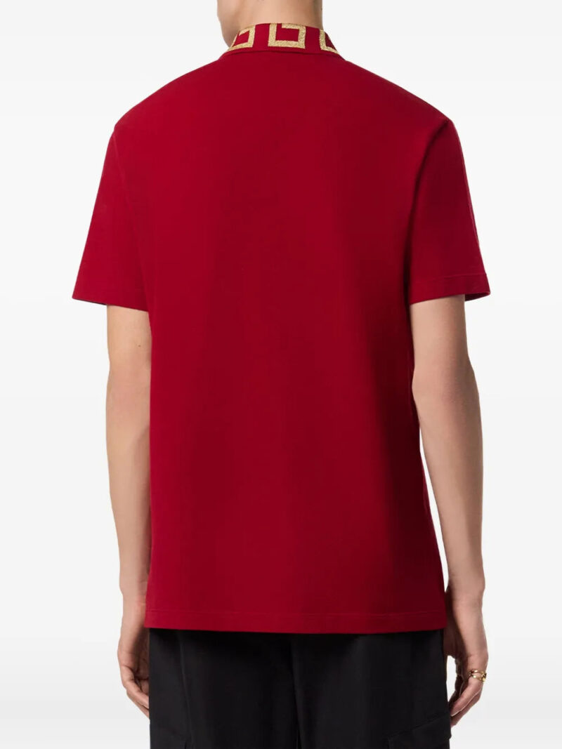 Versace Medusa Head logo-embroidery polo shirt