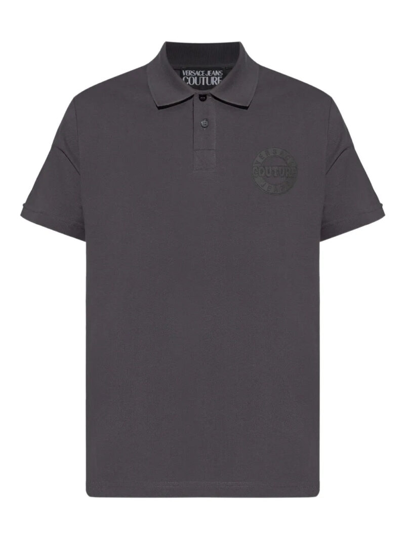 Versace Jeans Couture  logo cotton polo shirt