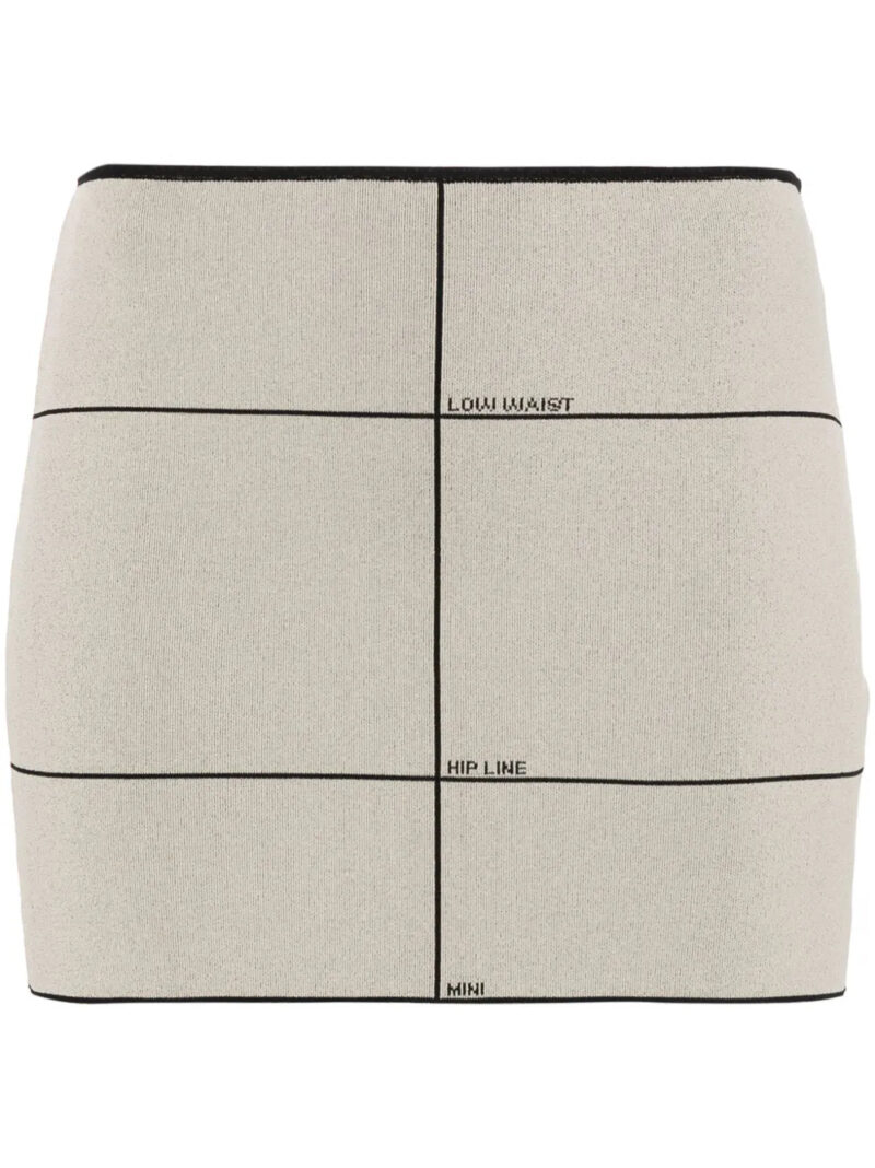 VETEMENTS  motif-print mini skirt