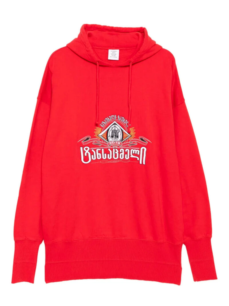 VETEMENTS  embroidered hoodie