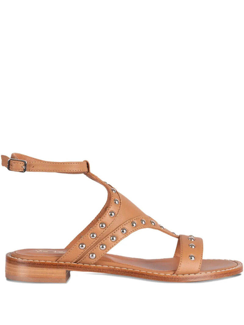 Via Roma 15  studded ankle-strap sandals