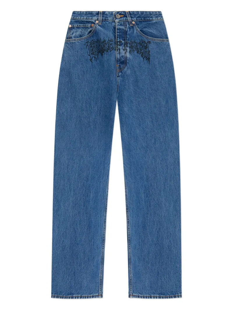 VETEMENTS  graphic-print jeans