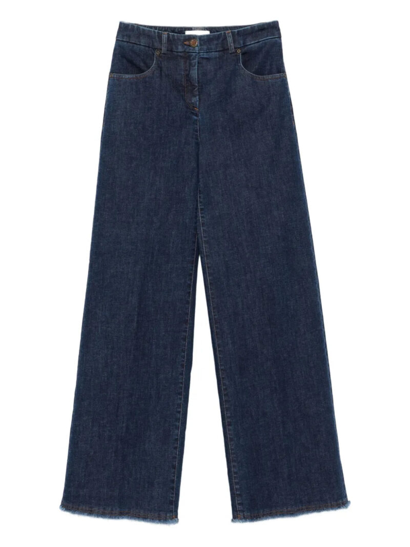 Via Masini 80  frayed-hem jeans
