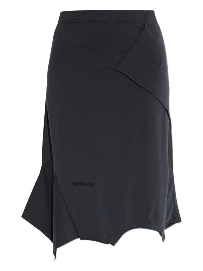 VETEMENTS  asymmetrical-hemline midi skirt