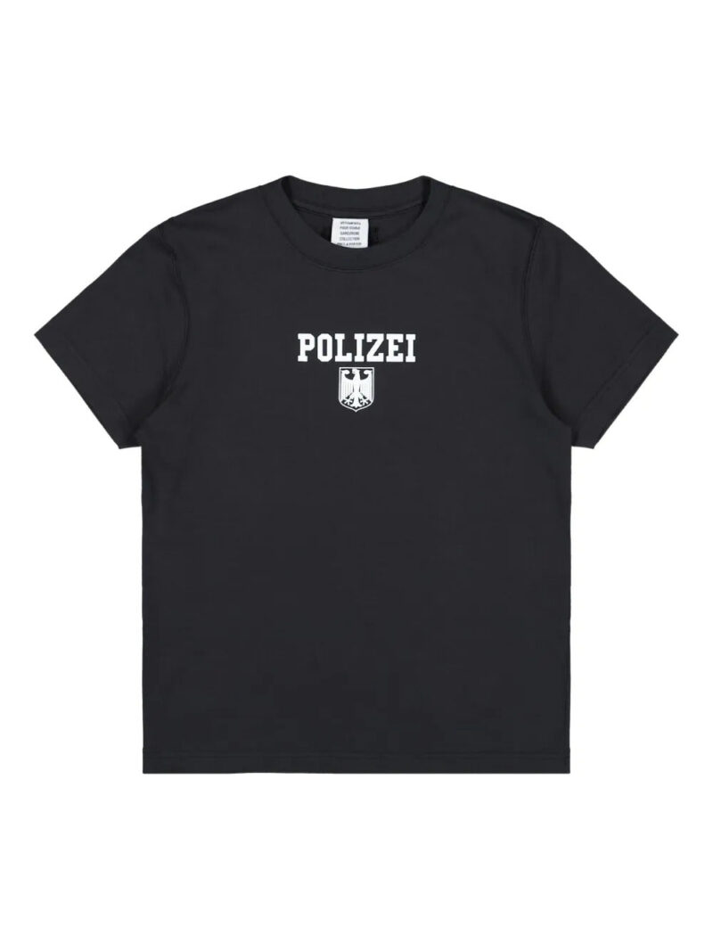 VETEMENTS  Polizei Eagle emblem T-shirt